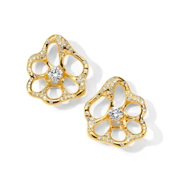 Medium Flora Stud Earrings