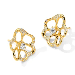 Medium Flora Stud Earrings