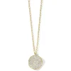 Medium Flower Pendant Necklace 16-18"