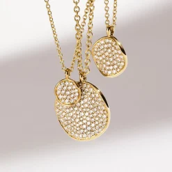 Medium Flower Pendant Necklace 16-18