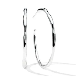 Medium Squiggle Hoop Earrings