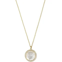 Medium Stone Pendant Necklace