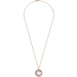 Medium Stone Pendant Necklace