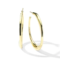 Medium Twisted Hoop Earrings