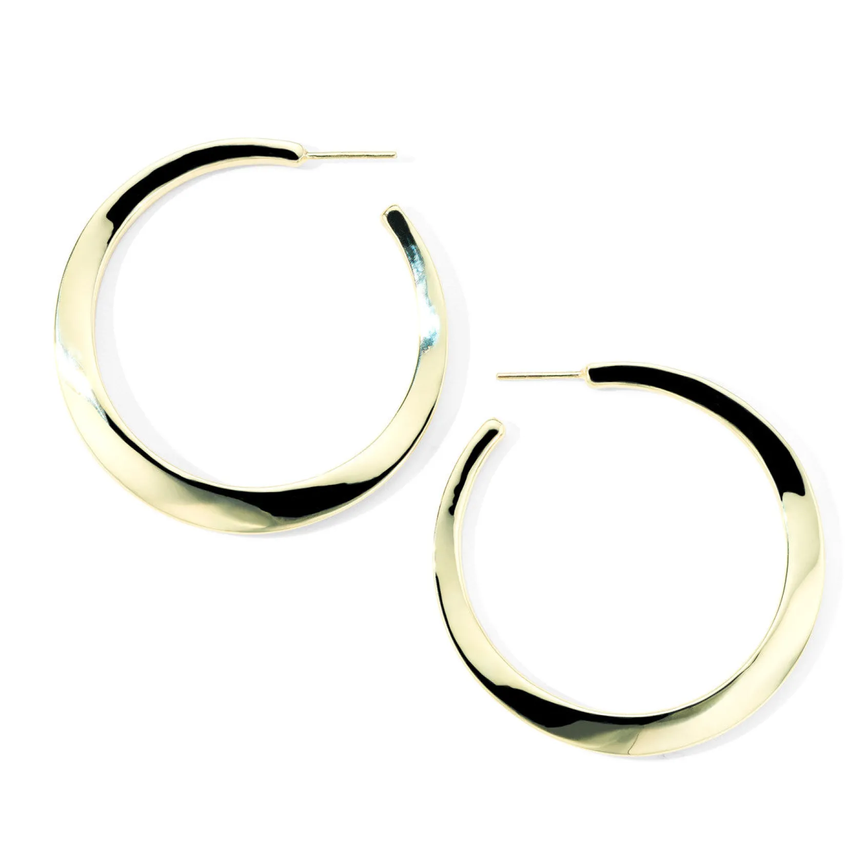 Medium Twisted Hoop Earrings