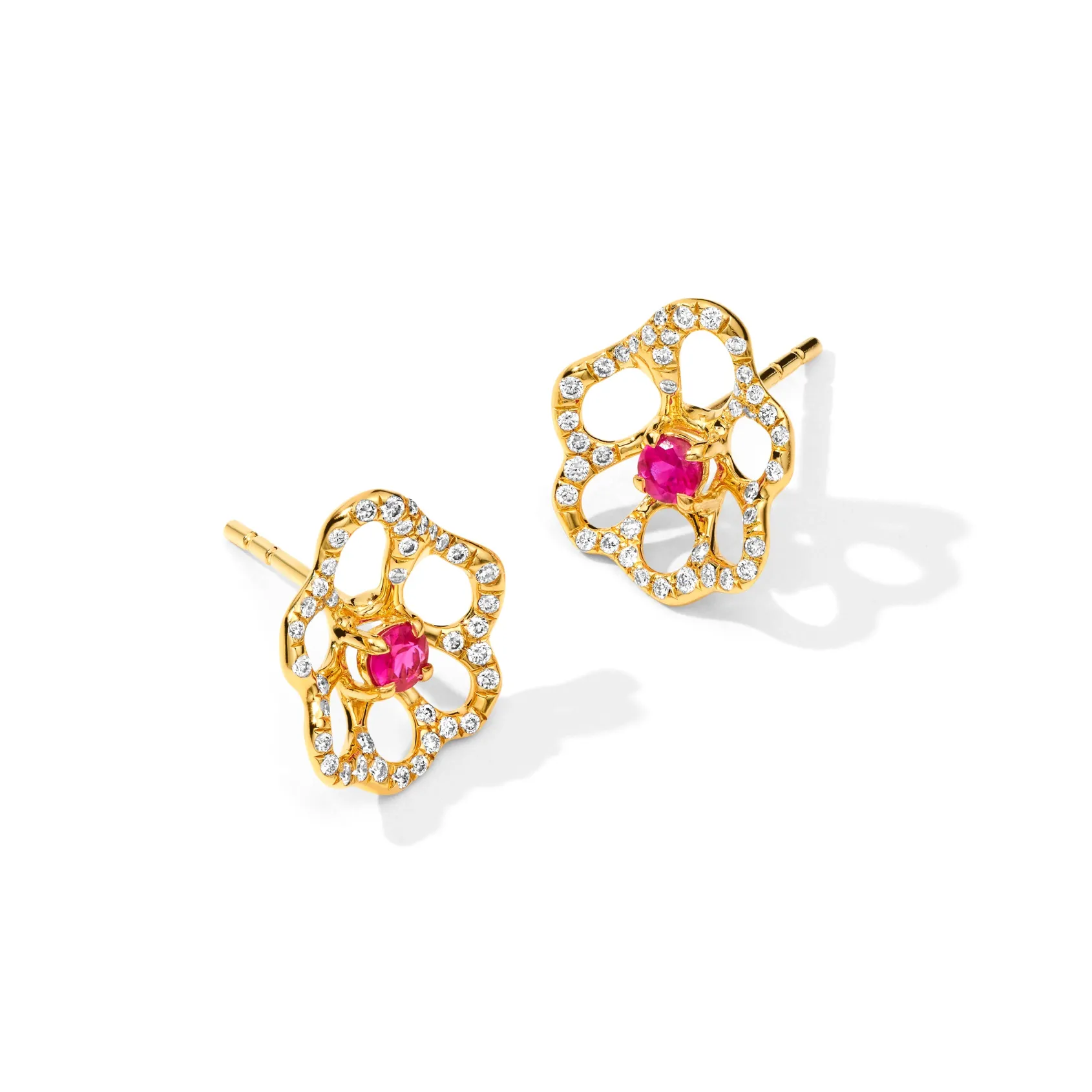 Mini Flora Stud Earrings