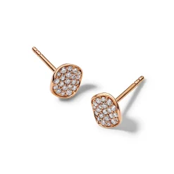 Mini Flower Diamonds Stud Earrings (.21ctw)