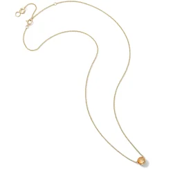 Mini Single Stone Pendant Necklace