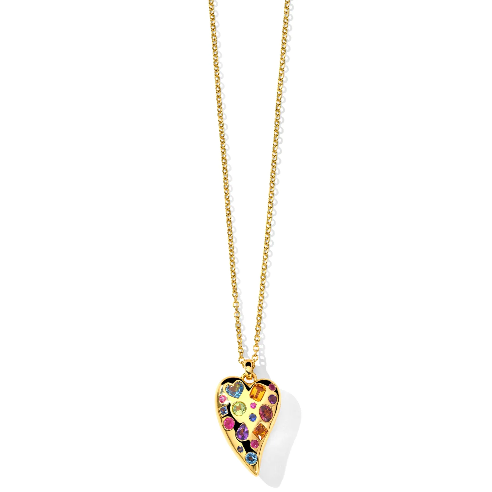 Mini Valentina Pendant Heart Necklace 16-18"