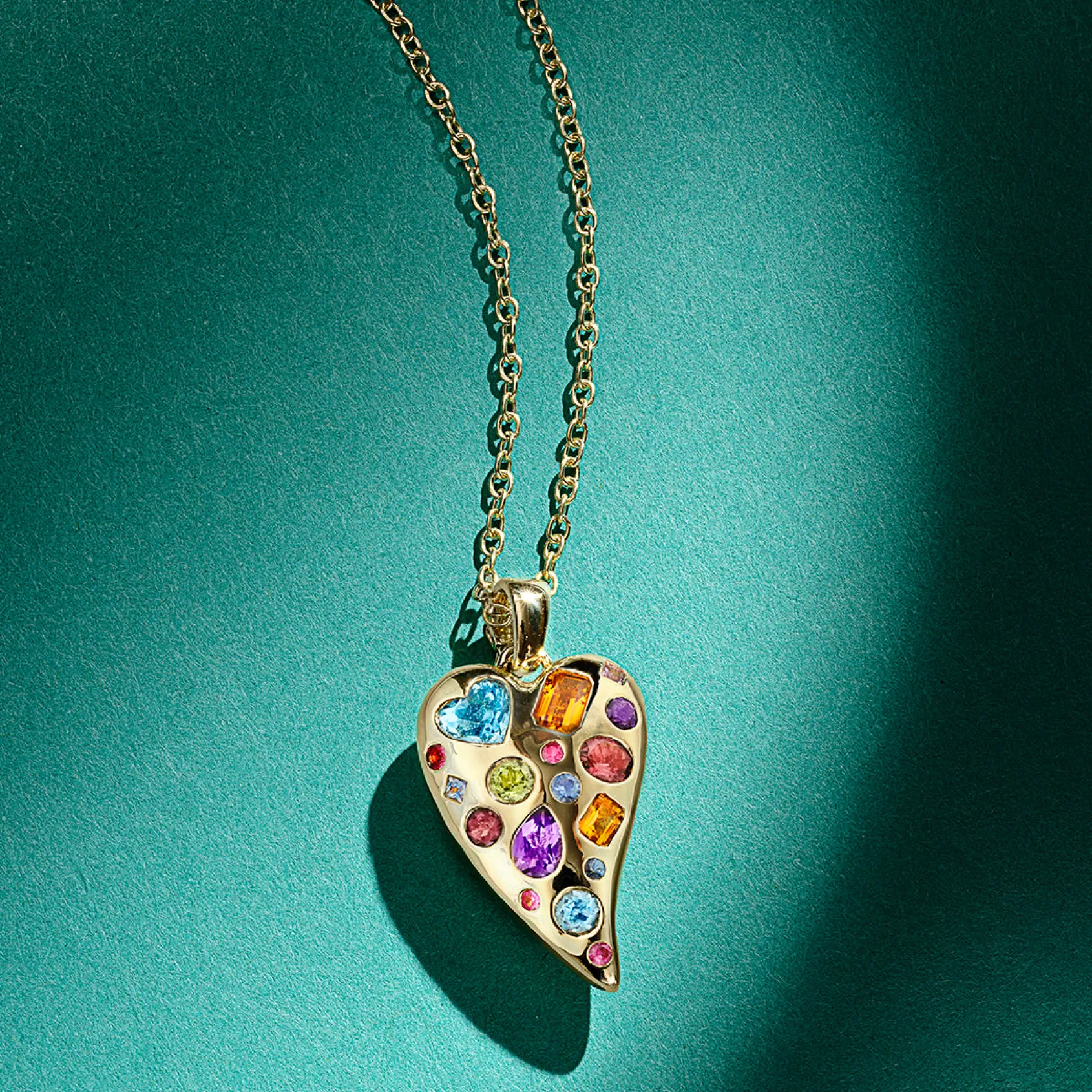Mini Valentina Pendant Heart Necklace 16-18"