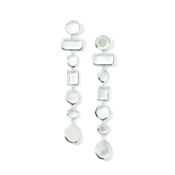 Mixed-Cut 7-Tier Earrings