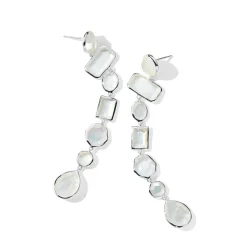 Mixed-Cut 7-Tier Earrings