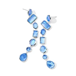Mixed-Cut 7-Tier Earrings