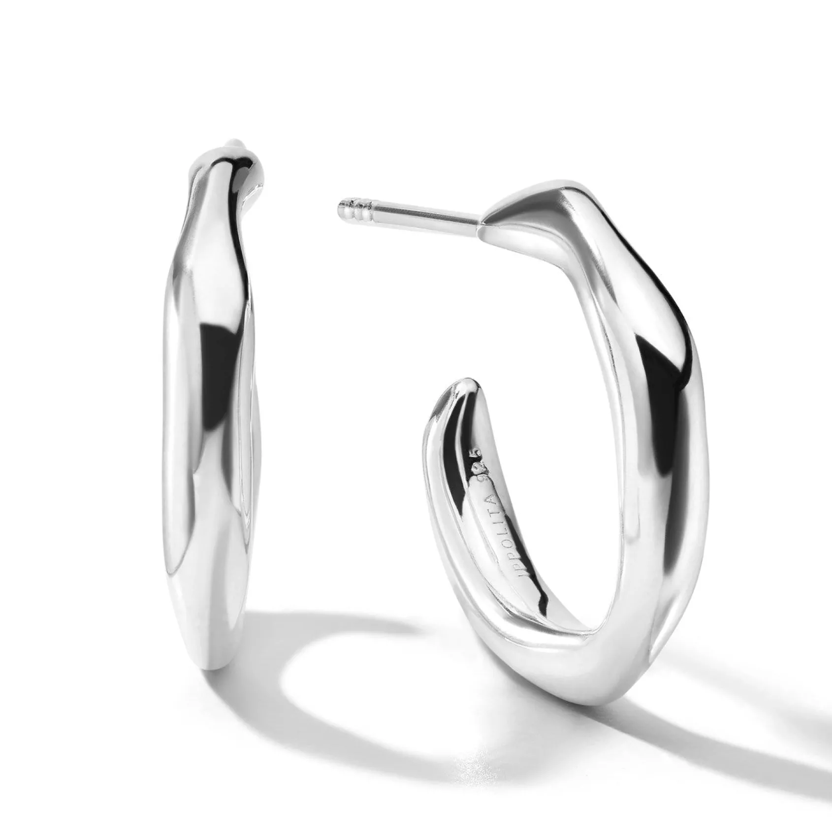 12mm Squiggle Mini Hoop Earrings