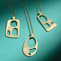 Mosaico Pavé Pendant Necklace (.1ctw)