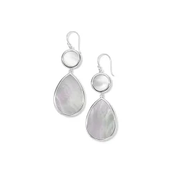 Polished Rock Candy Dot & Teardrop Earrings