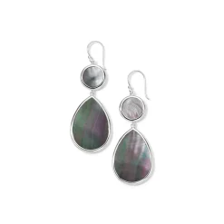 Polished Rock Candy Dot & Teardrop Earrings