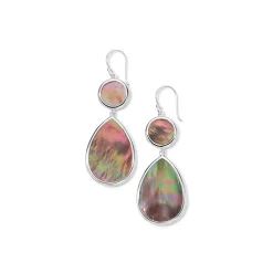 Polished Rock Candy Dot & Teardrop Earrings