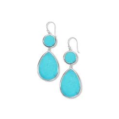 Polished Rock Candy Dot & Teardrop Earrings