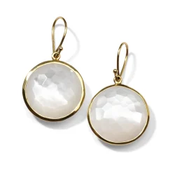 Round Drop Earrings