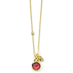 Round Pendant Necklace 30" (.12ctw)