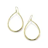 Sculpted Open Teardrop Earrings