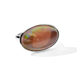 Sculptured Large Oval Ring