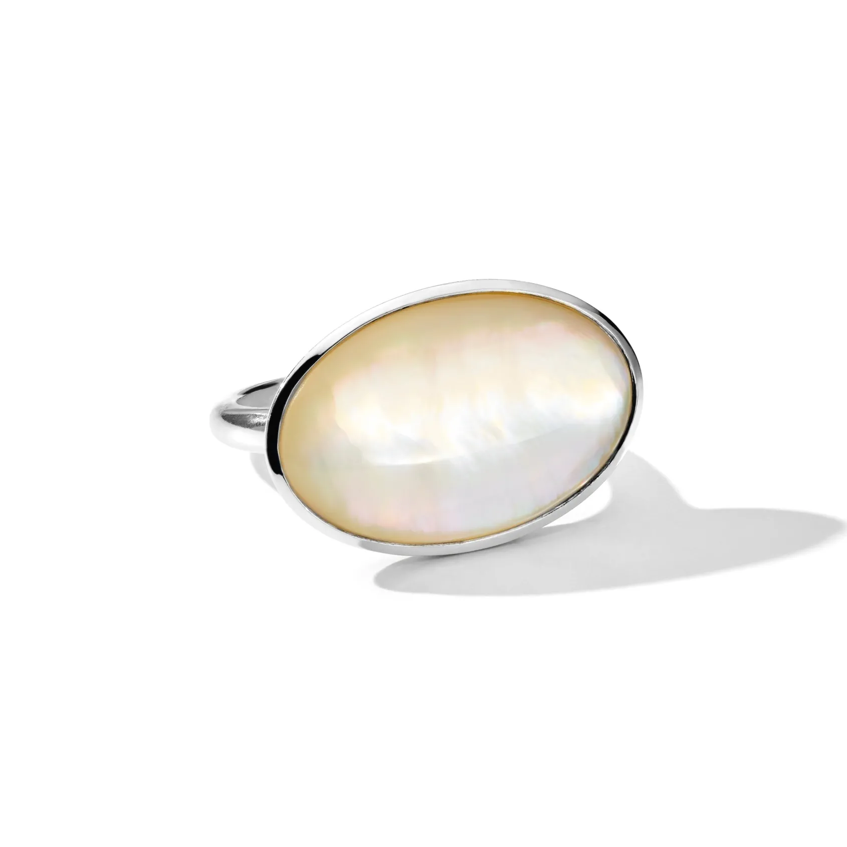 Sculptured Large Oval Ring