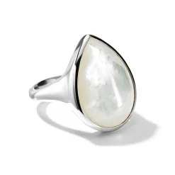 Sculptured Teardrop Ring