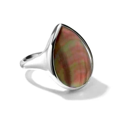 Sculptured Teardrop Ring