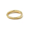Shiny Wide Squiggle Ring