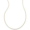 Short Thin Charm Chain Necklace