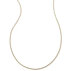 Short Thin Charm Chain Necklace
