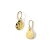 Small Crinkle Teardrop Earrings
