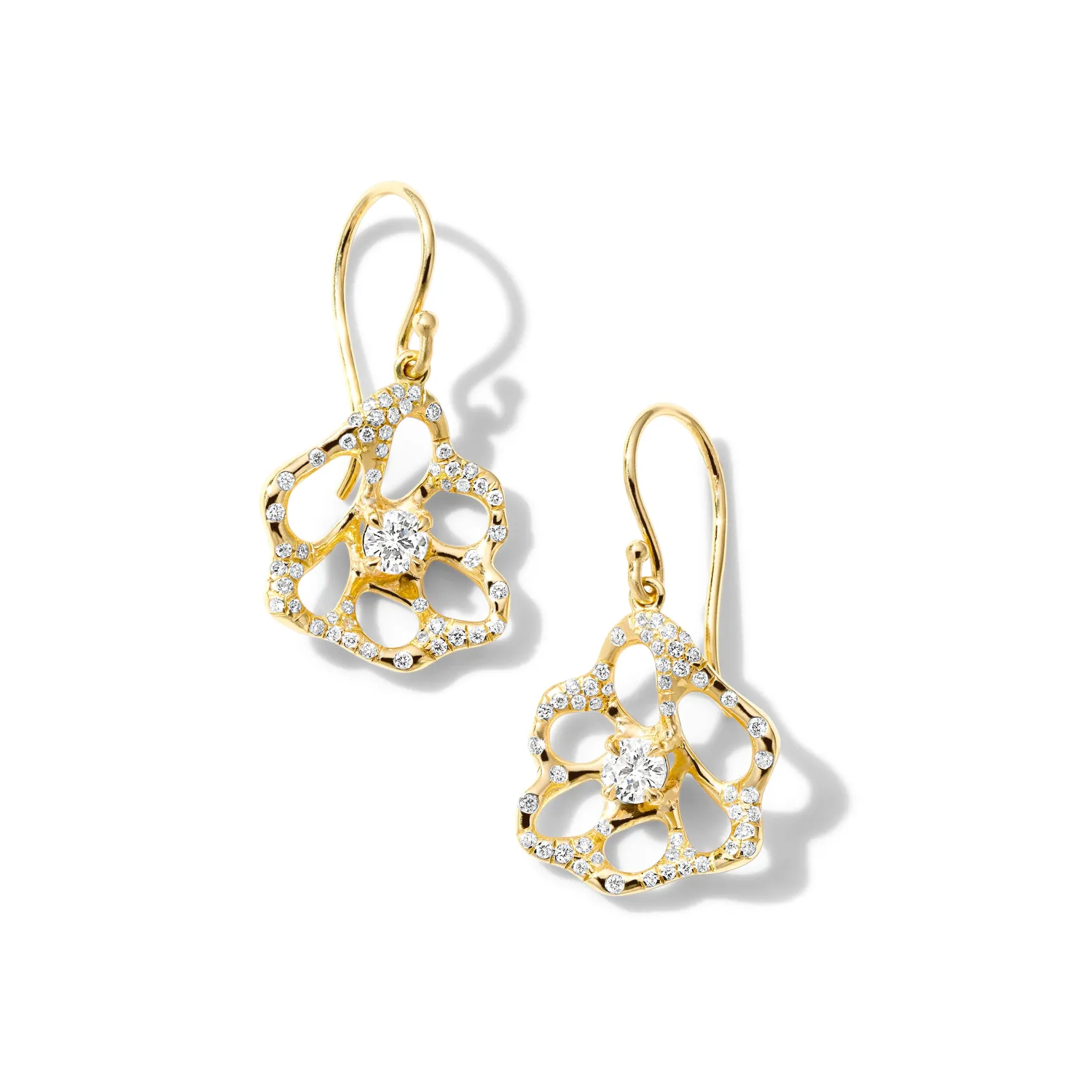 Small Flora Drop Earrings