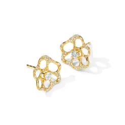 Small Flora Stud Earrings
