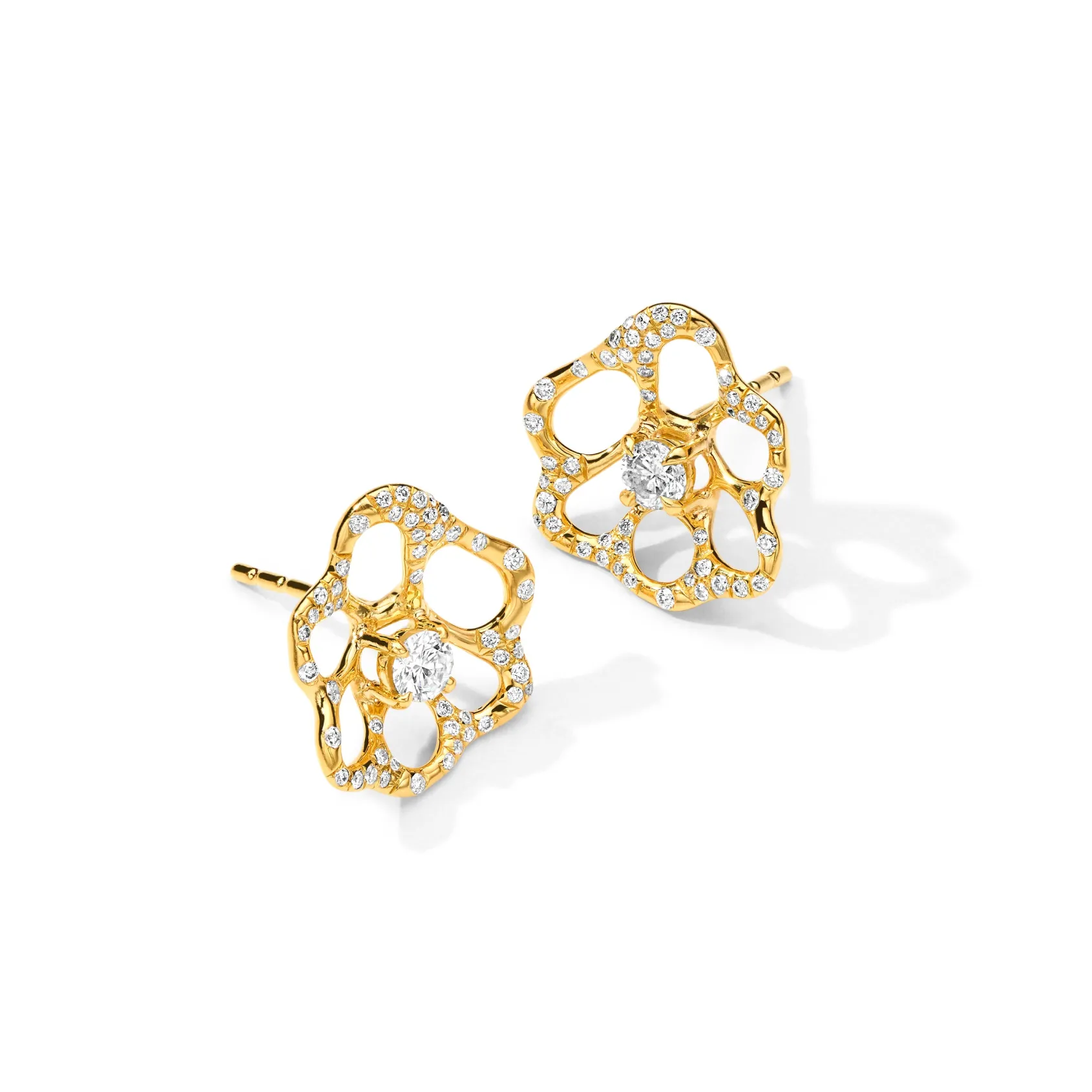 Small Flora Stud Earrings