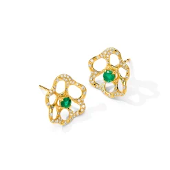 Small Flora Stud Earrings