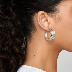 Small Goddess Hoop Earrings