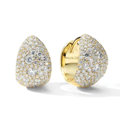 Small Organic Hoop Earrings (1.94 ctw)