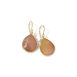 Small Stone Teardrop Earrings