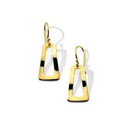 Small Wavy Open Shape Earrings