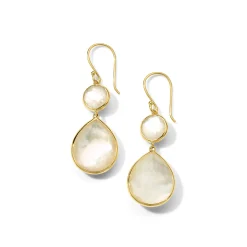 Snowman Teardrop Earrings