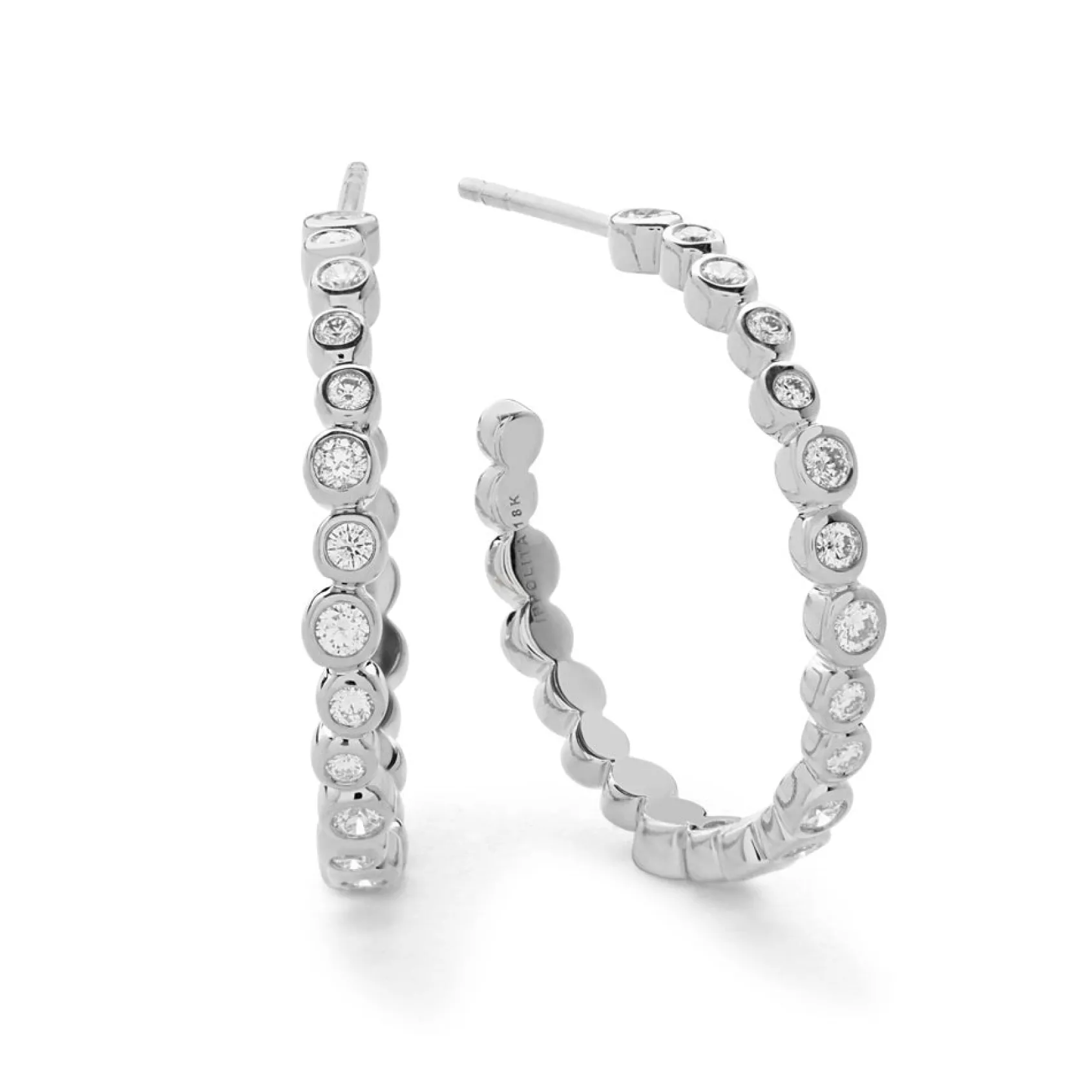 Starlet Studded Hoop Earrings