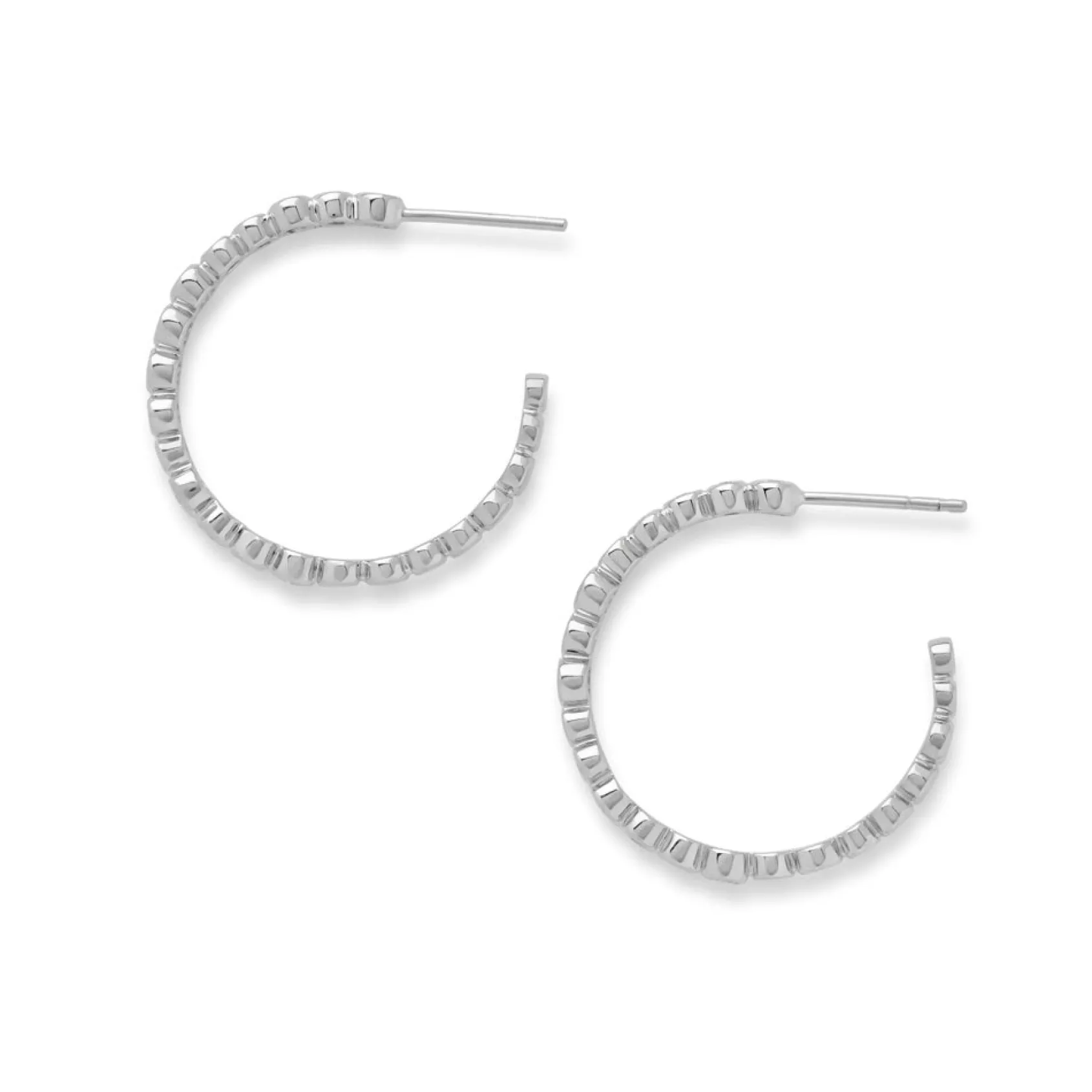 Starlet Studded Hoop Earrings