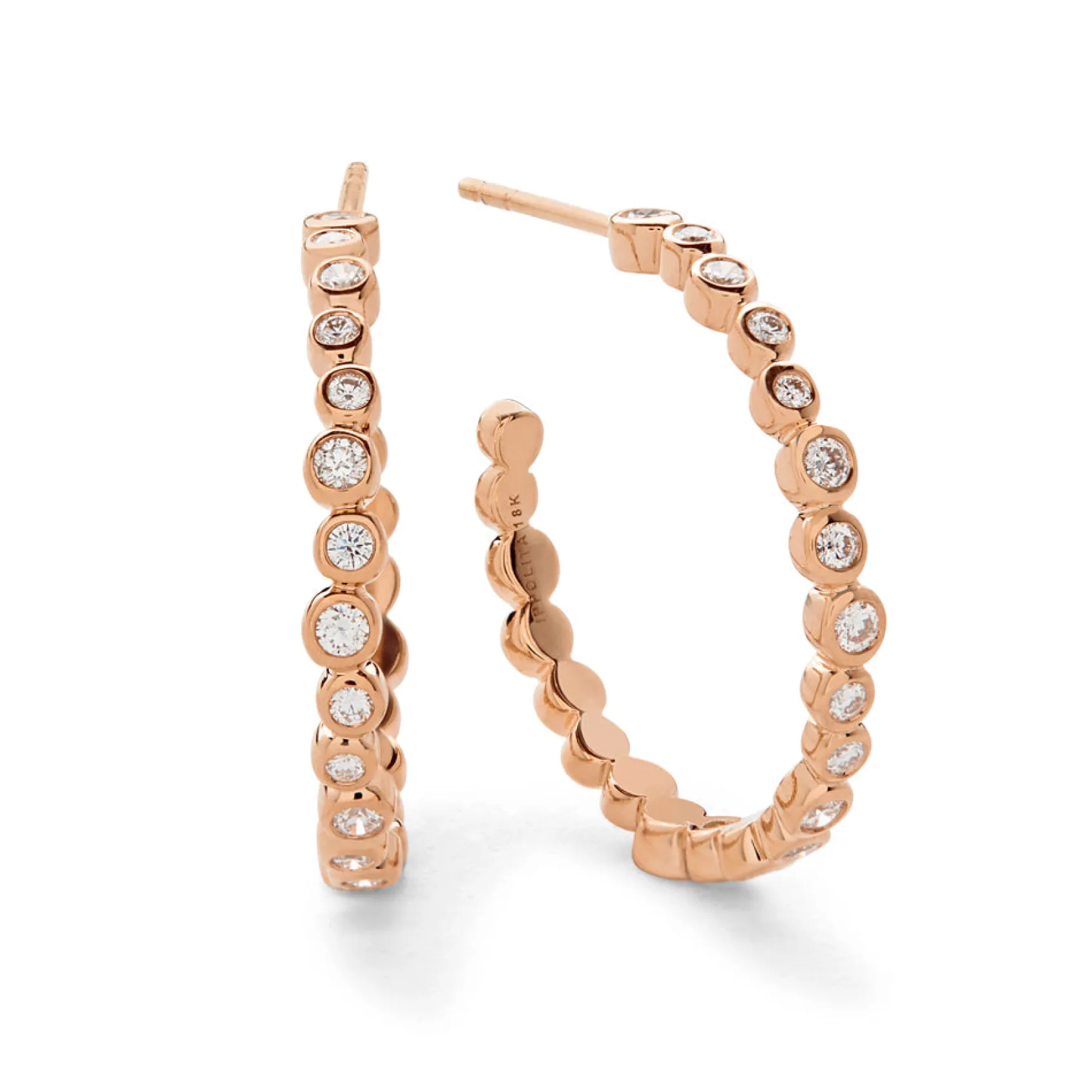 Starlet Studded Hoop Earrings