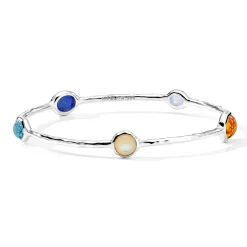 5-Stone Bangle Bracelet