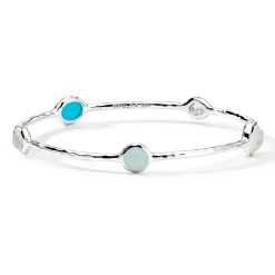 5-Stone Bangle Bracelet
