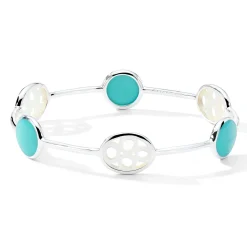 6-Stone Bangle Bracelet
