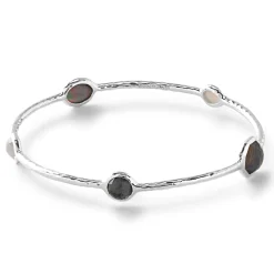 5-Stone Bangle Bracelet